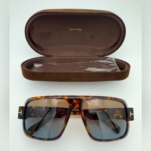 Tom Ford Brown Acetate Sunglasses